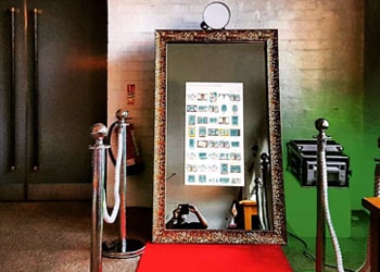 Our Magic Mirror Photo Booth for hire in Nottingham, Derby, Leicester and Loughborough