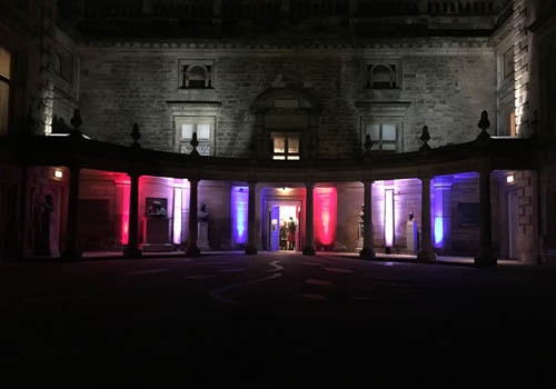 mood lighting hire at an event in Nottingham