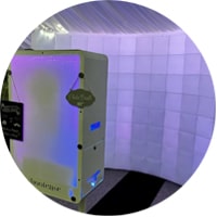 The Inflatable Photo Booth Set Up For An Event in Derby